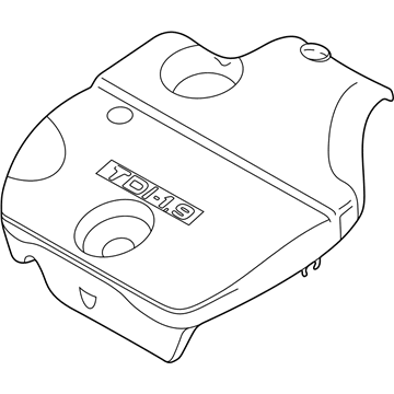 Volkswagen Beetle Engine Cover - 038-103-925-EH