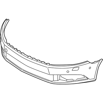 Volkswagen CC Bumper Cover - 3C8-807-221-E-GRU