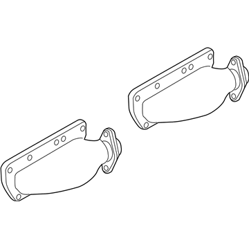 Volkswagen Phaeton Exhaust Pipe - 07C-253-018-F