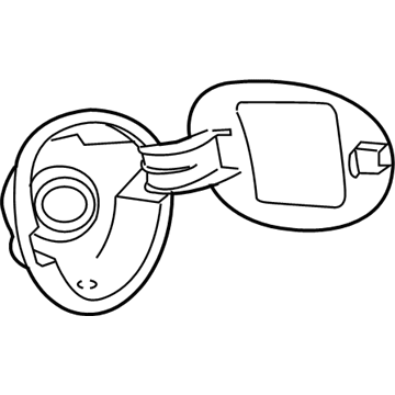 Volkswagen Fuel Door - 5N0-809-857-D-GRU