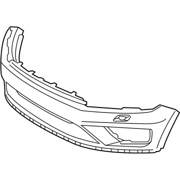 Volkswagen Bumper Cover - 7P6-807-221-D-GRU