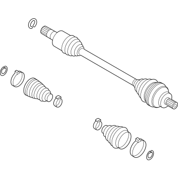 Volkswagen ID. Buzz Axle Shaft - 1N3-501-204-D