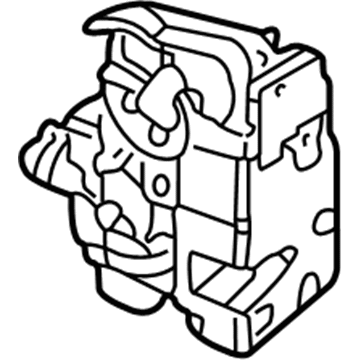 Volkswagen Jetta Door Latch Assembly - 3B4-839-015-B