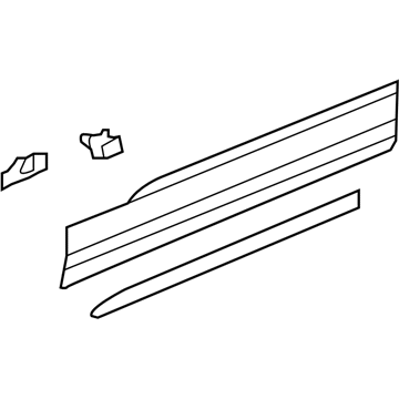 Volkswagen 5NN-854-939-C-GRU Lower Molding Volkswagen 5NN-854-939-C-GRU Lower Molding