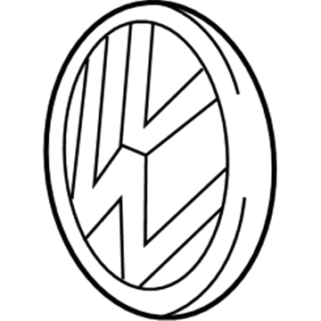 Volkswagen e-Golf Emblem - 5GE-853-600-AFL