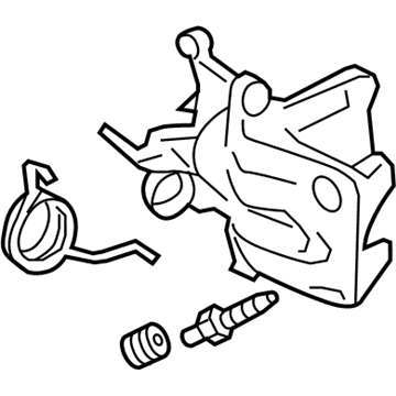 Volkswagen Rabbit Brake Caliper Repair Kit - 1K0-615-423-G