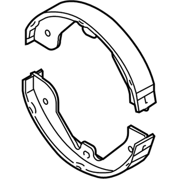 Volkswagen Parking Brake Shoes - 7L0-698-525
