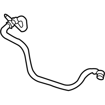 Volkswagen GTI Crankcase Breather Hose - 1K0-201-160-AS