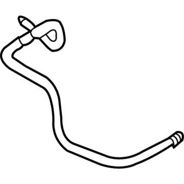 Volkswagen Rabbit Crankcase Breather Hose - 1K0-201-160-BA