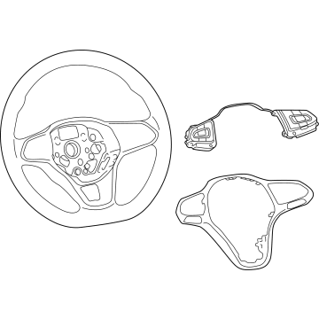 Volkswagen ID.4 Steering Wheel - 11K-419-089-G-YPG