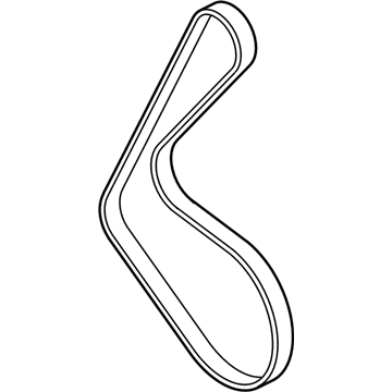 Volkswagen 06E-903-137-AB Serpentine Belt 06E-903-137-AB Volkswagen Serpentine Belt Illustration 1 of 1