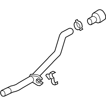 Volkswagen Heater Hose - 5N0-122-073-L