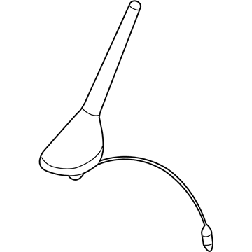 Volkswagen Jetta Antenna Base - 1K0-035-501-A