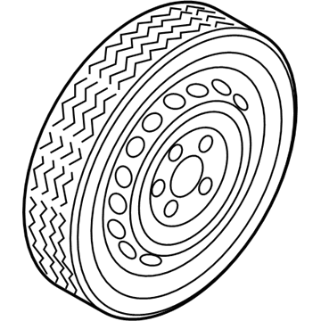 Volkswagen Golf R Spare Wheel - 5G0-601-011