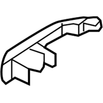 Volkswagen Exterior Door Handle - 7B0-843-703-J-XV0