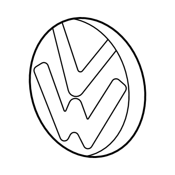 Volkswagen Taos Emblem - 5H0-853-601-M-DPJ