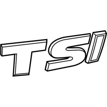 Volkswagen Golf SportWagen Emblem - 5G9-853-675-A-JZQ