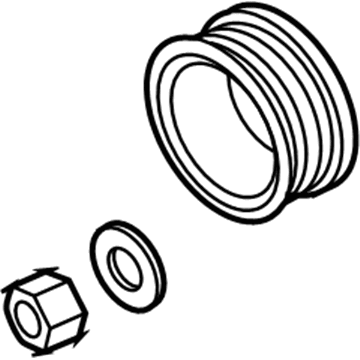 Volkswagen Touareg Alternator Pulley - 021-903-119-L