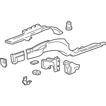 Volkswagen Cabrio Frame Rail - 1HM-803-091-D