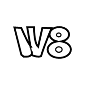 Volkswagen Passat Emblem - 3B0-853-679-A-PWV