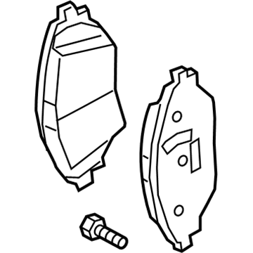 Volkswagen Brake Pads - 3QF-698-151-F