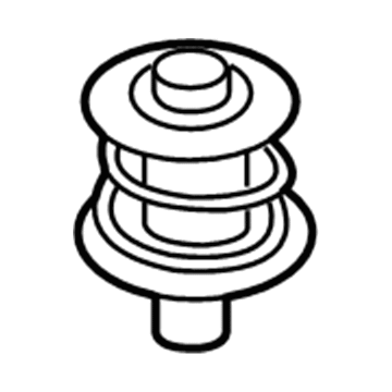 Volkswagen Jetta Coolant Reservoir Hose - 06J-121-113-A