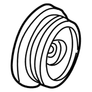 Volkswagen Crankshaft Pulley - 022-105-243