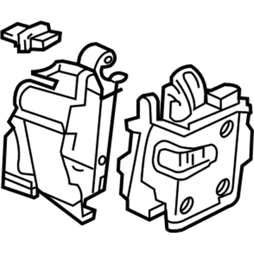 Volkswagen Golf Door Latch Assembly - 1HM-837-016-J
