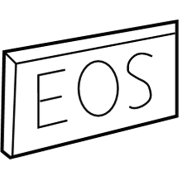 Volkswagen Eos Emblem - 1Q0-853-687-739