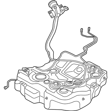 Volkswagen 5WA-201-055-C Fuel Tank 5WA-201-055-C Volkswagen Fuel Tank Illustration 1 of 1