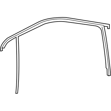 Volkswagen Tiguan Window Run - 5NN-837-431-B-5AP