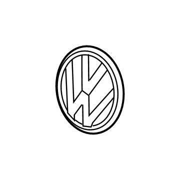 Volkswagen Jetta Emblem - 5H0-853-601-Q-DPJ