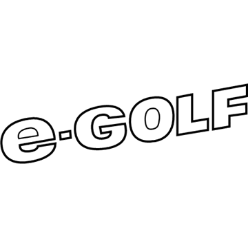 Volkswagen e-Golf Emblem - 5GE-853-687-AFL