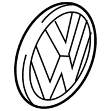 Volkswagen 7P6-853-630-A-ULM Emblem Volkswagen 7P6-853-630-A-ULM Emblem