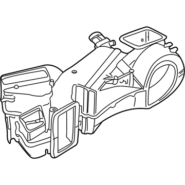Volkswagen 8D1-820-024-B Evaporator Case Volkswagen 8D1-820-024-B Evaporator Case
