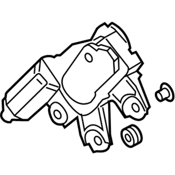 Volkswagen Wiper Motor - 7L0-955-712-C