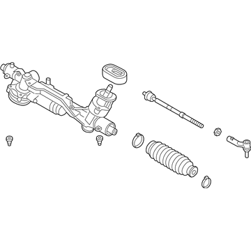Volkswagen Rack And Pinion - 3QF-423-051-E