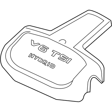 Volkswagen Touareg Engine Cover - 7P6-103-927