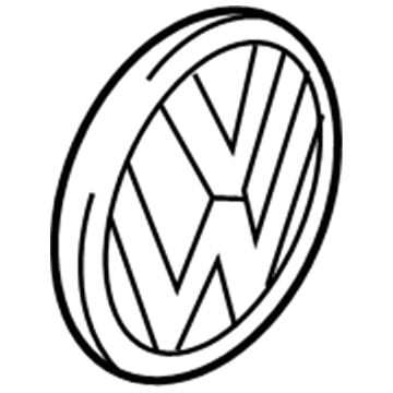 Volkswagen Touareg Emblem - 7P6-853-630-E-FOD