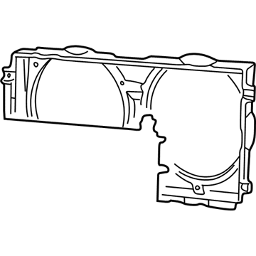 Volkswagen Fan Shroud - 701-121-207-G