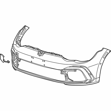 Volkswagen Bumper Cover - 5H0-807-217-BH-GRU