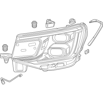 Volkswagen 3CN-941-081-K Headlight Volkswagen 3CN-941-081-K Headlight