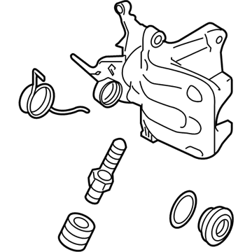 Volkswagen Golf Brake Caliper Repair Kit - 5QM-615-424