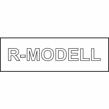 Volkswagen Golf R Emblem - 5H0-853-688-Q-DPJ