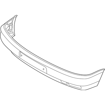 Volkswagen Bumper Cover - 701-807-101-P-2BC