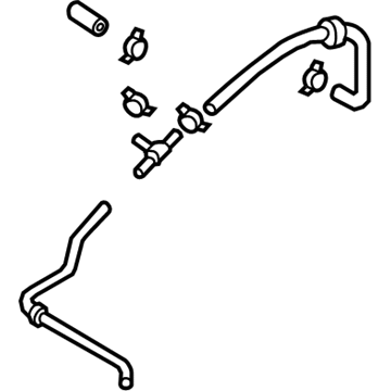 Volkswagen Jetta Cooling Hose - 1K0-122-447-ED