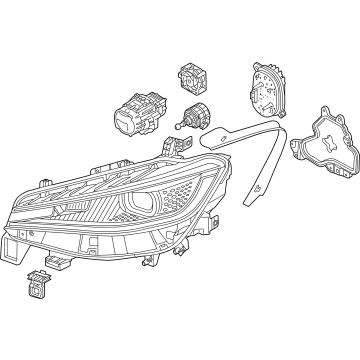 Volkswagen 11K-941-035-D Headlight Volkswagen 11K-941-035-D Headlight