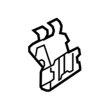 Volkswagen 6J0-807-180 Package Tray Retainer 6J0-807-180 Volkswagen Package Tray Retainer Illustration 1 of 1