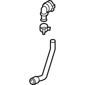Volkswagen 1K0-122-073-GE Connector Hose Volkswagen 1K0-122-073-GE Connector Hose
