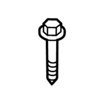 Volkswagen N-905-969-06 Motor Mount Bolt N-905-969-06 Volkswagen Motor Mount Bolt Illustration 1 of 1